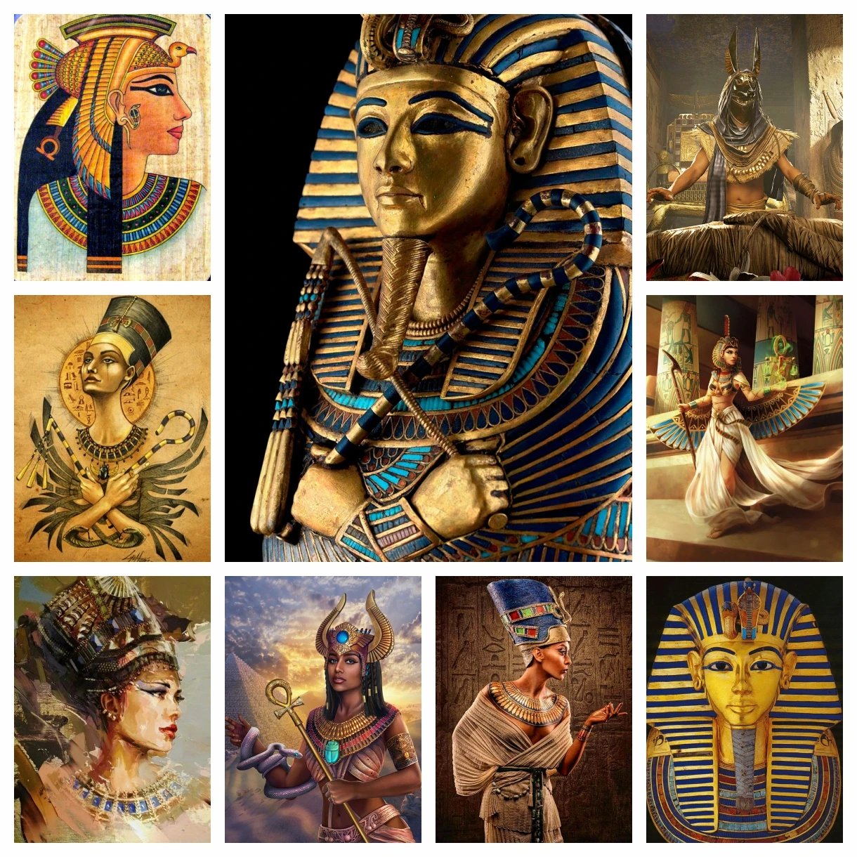Embroidery In Egypt - 5D DIY Diamond Painting Ancient Egypt