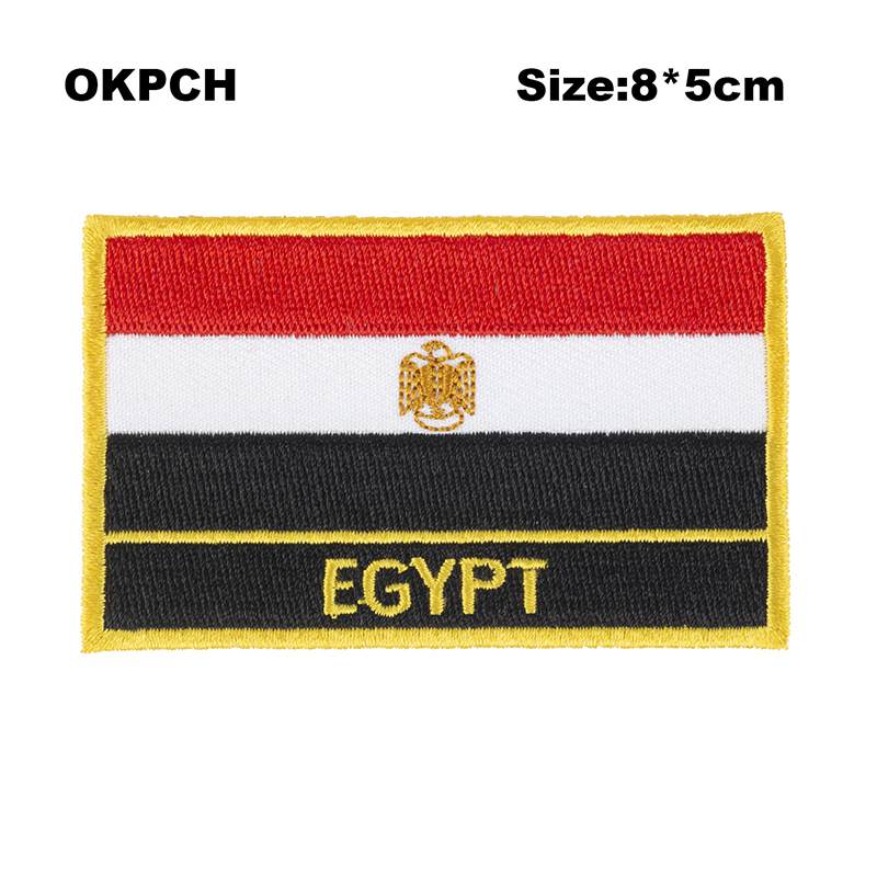 Embroidery In Egypt - Egypt Flag Embroidery Patches Iron on