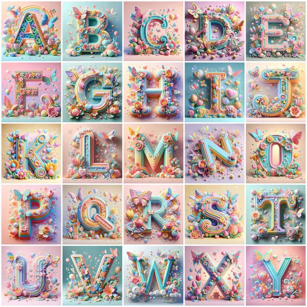 Embroidery Daisy - Huacan Diamond Painting Butterfly Animal Alphabet