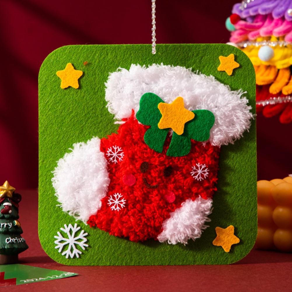 Embroidery Xmas Stocking - Craft Kit for Beginners Christmas Embroidery