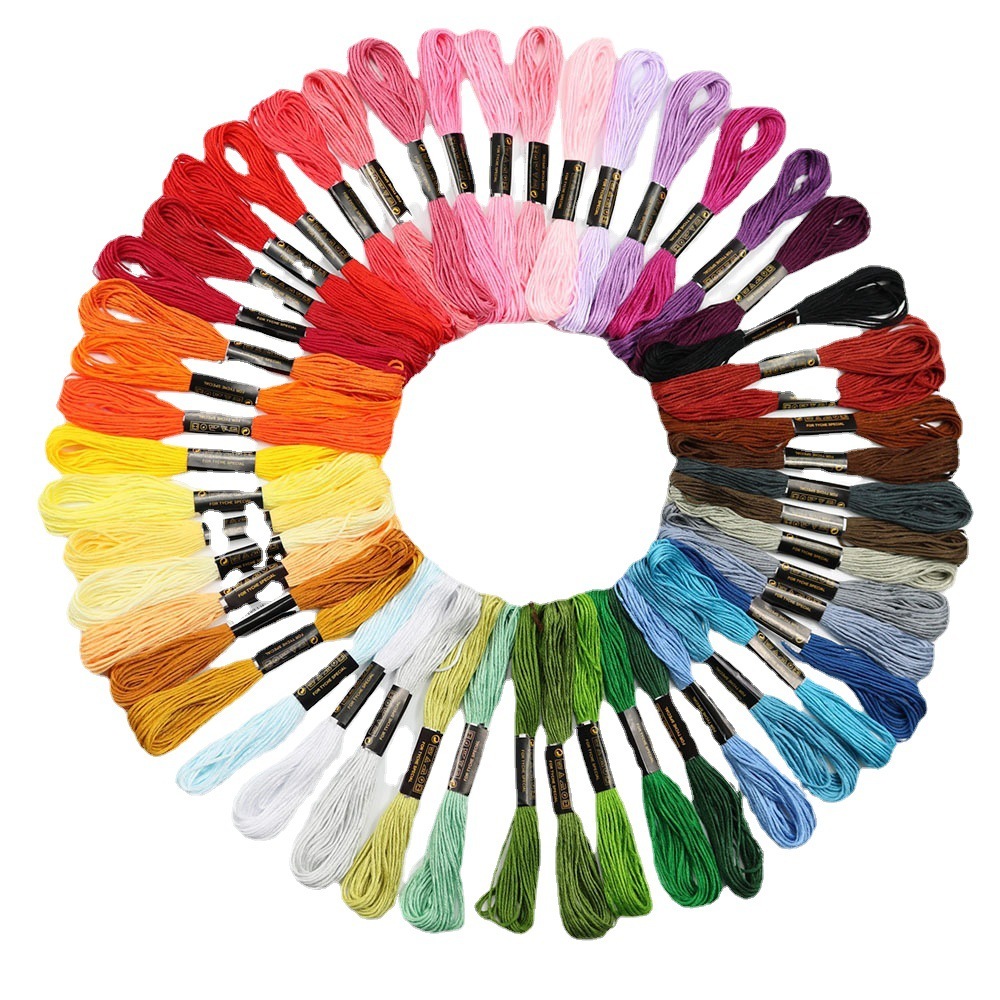 Embroidery Diy - Fixed 50 color cross stitch thread.