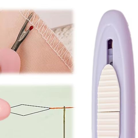 Embroidery Removal - 2 In 1 Needle Threader Seam