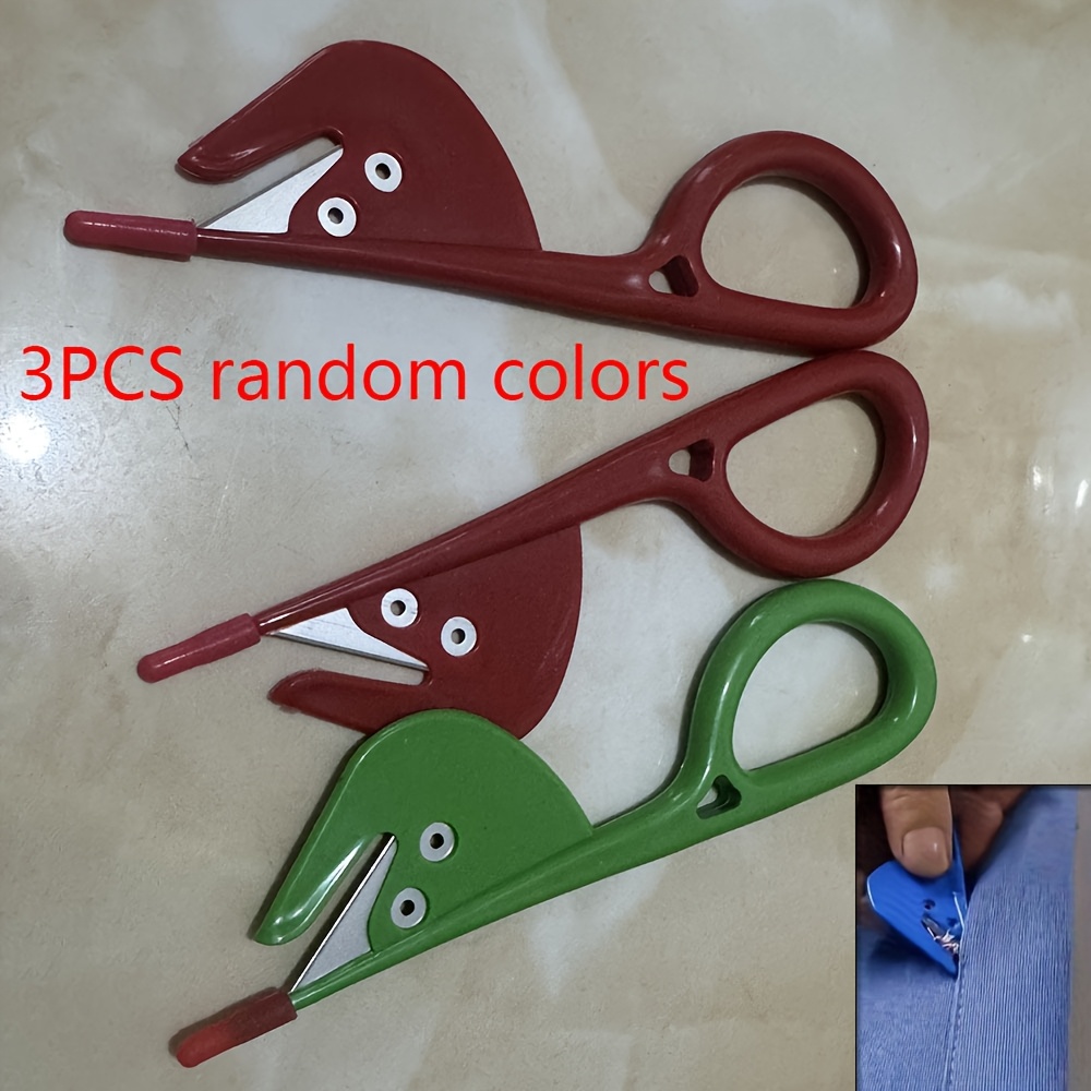 Embroidery Removal - 3pcs Plastic Handle Craft Thread Cutter