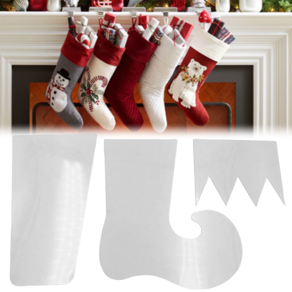 Embroidery Xmas Stocking - Elf Xmas Stocking Template Plastic Quilting