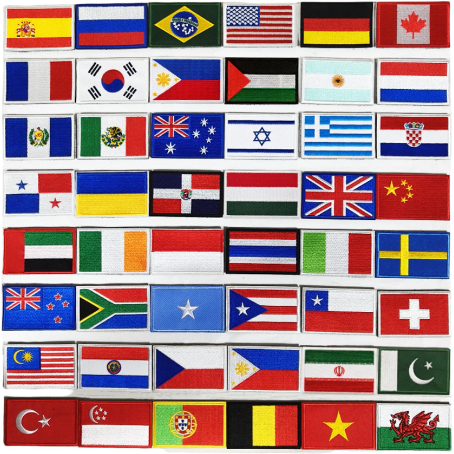 Embroidery In Australia - Embroidery Flag Patch US UK Canada