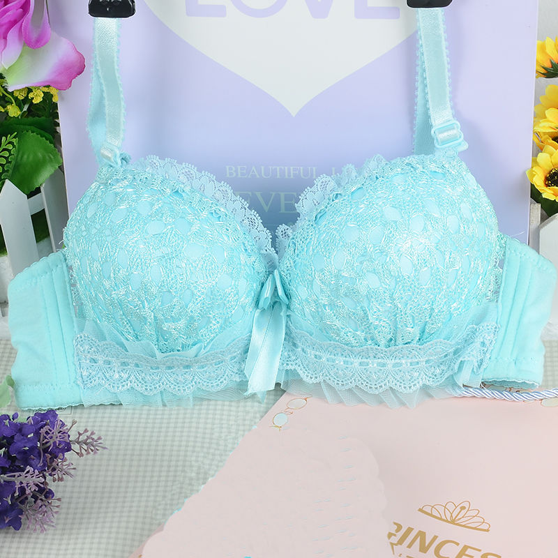 Embroidery Underwear - Girl Cheap Bra Sexy Lingerie Wire