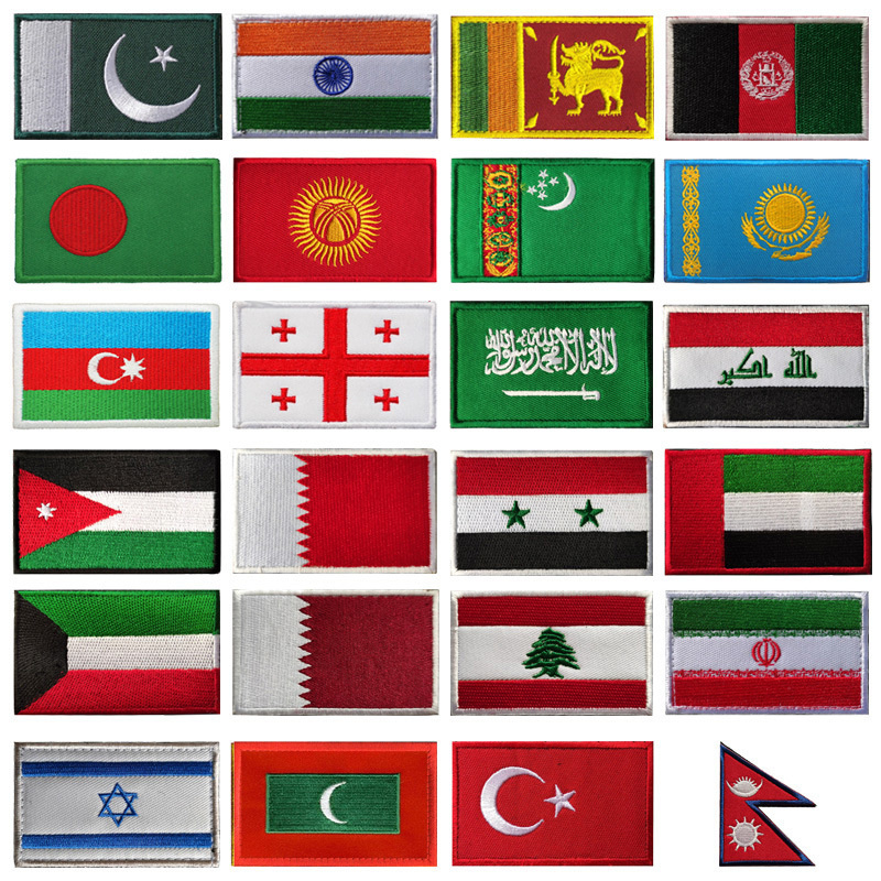 Southeast Asian Flag Embroider - Embroidery In Indonesia review and price