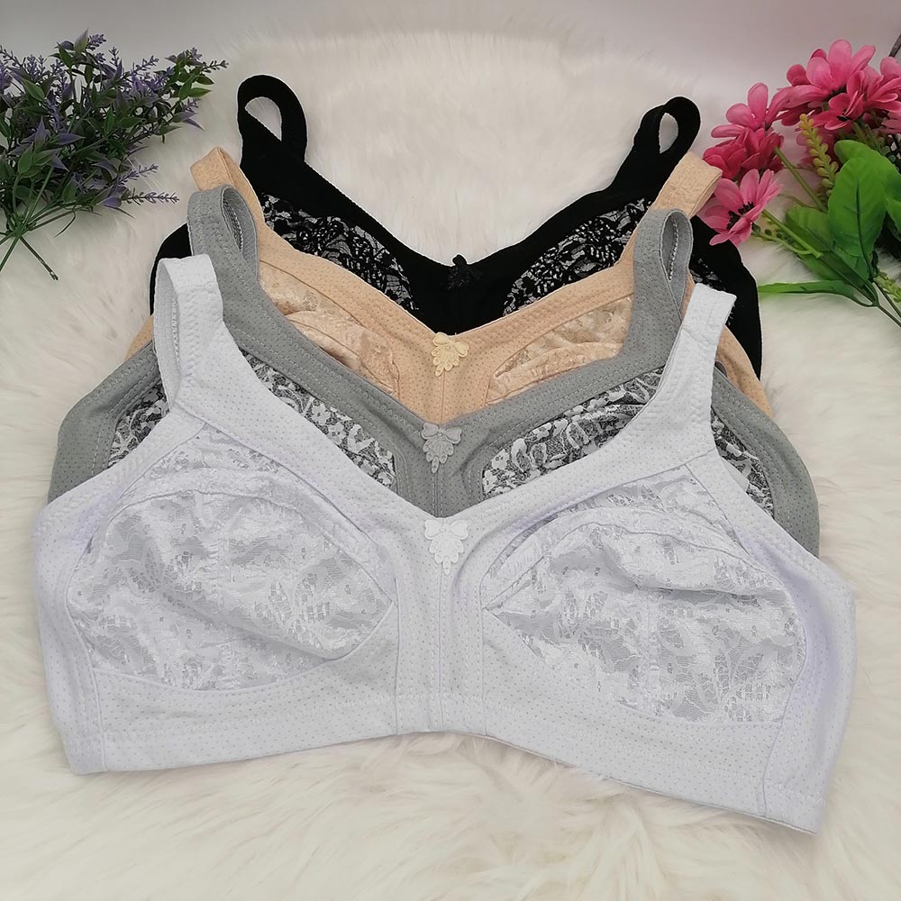 Women's Bra Large Cup C D E F  - Embroidery Underwear review and price