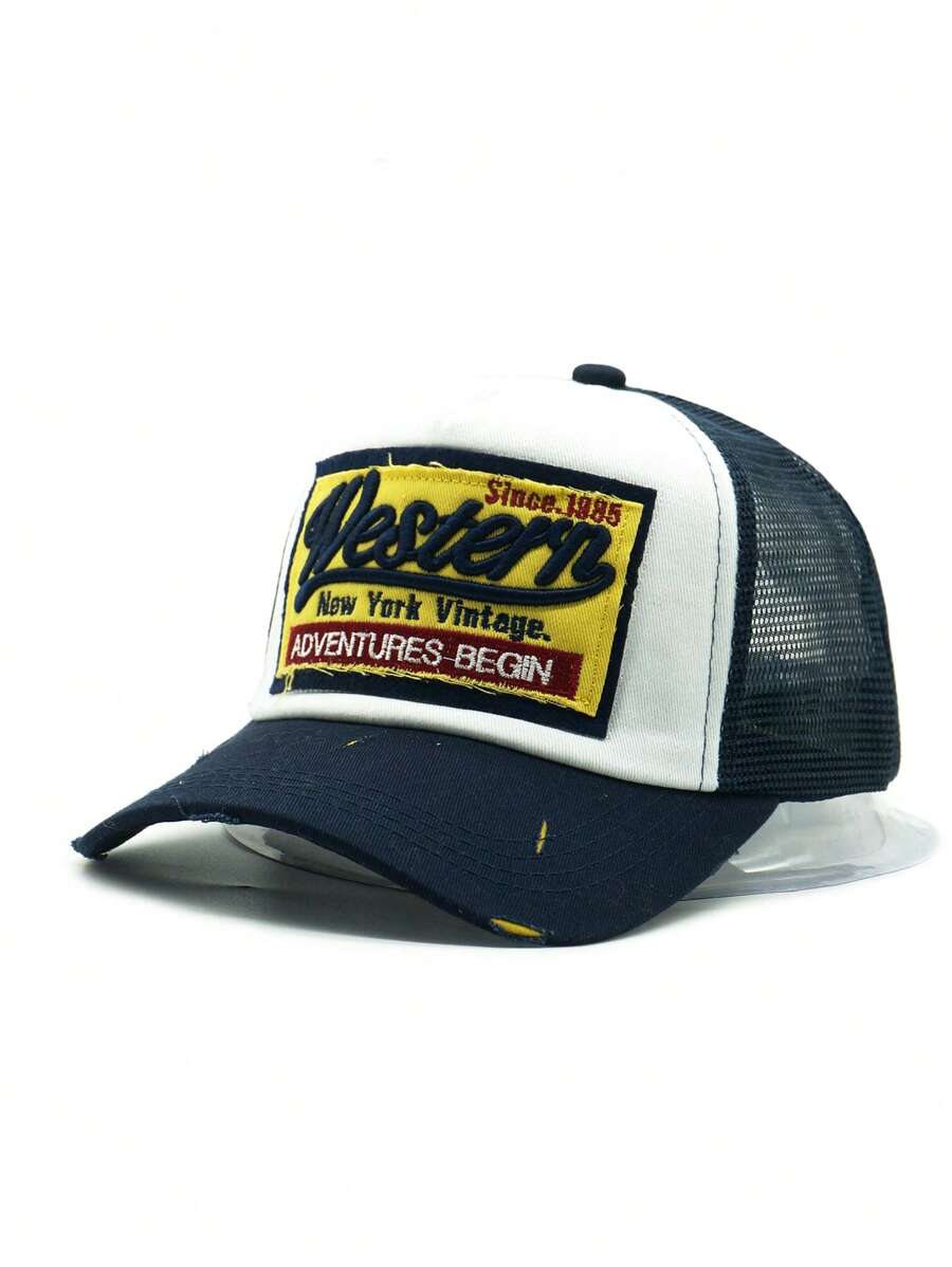 1pc Unisex Breathable Baseball - Embroidery Alphabet Designs review and price