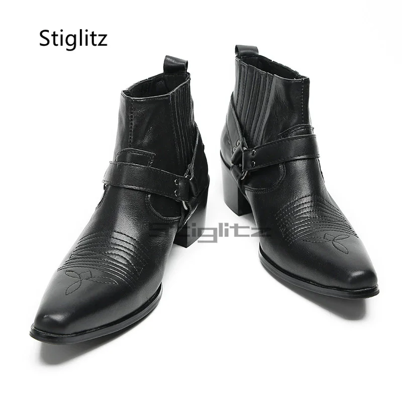 Black Leather Embroidery Men's - Embroidery On Leather review and price