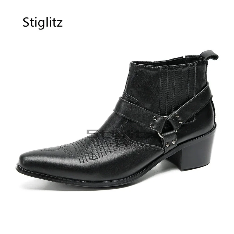 Black Leather Embroidery Men's - Embroidery On Leather review and price