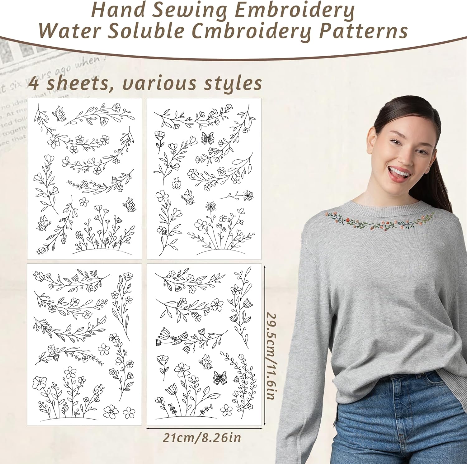 Stick & Stitch Water Soluble E - Embroidery Daisy review and price