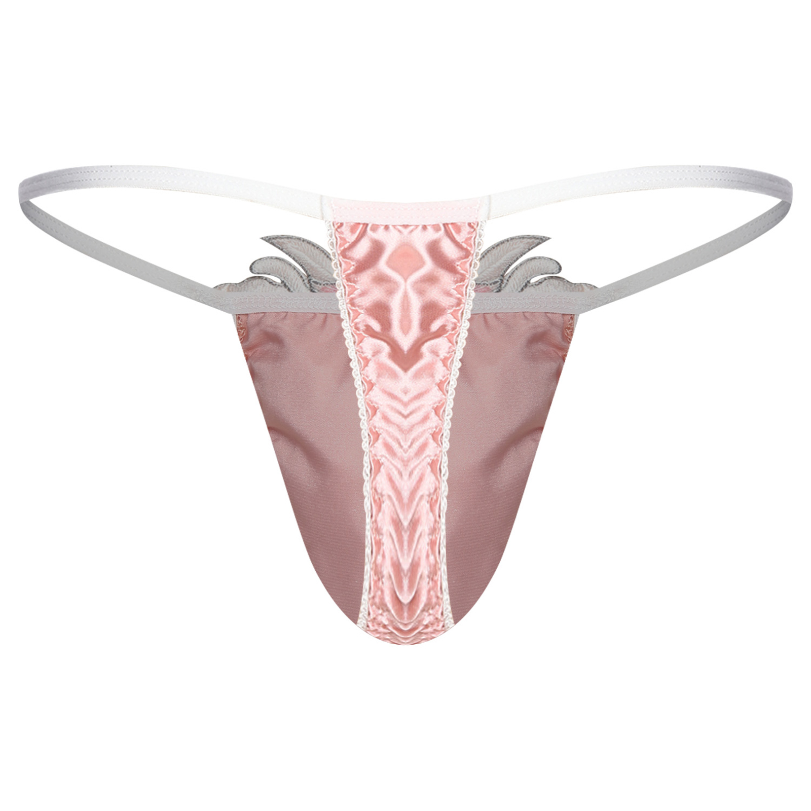 Sissy T-back Thongs Underwear  - Embroidery Underwear review and price