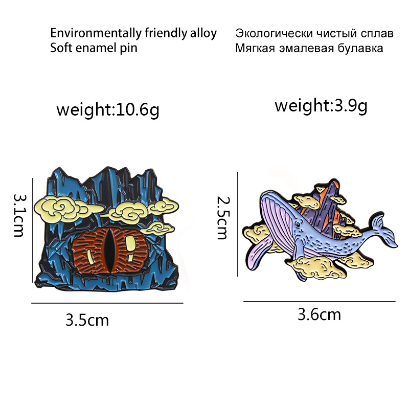 Cartoon Peak Devil's eye and W - Embroidery Whale review and price