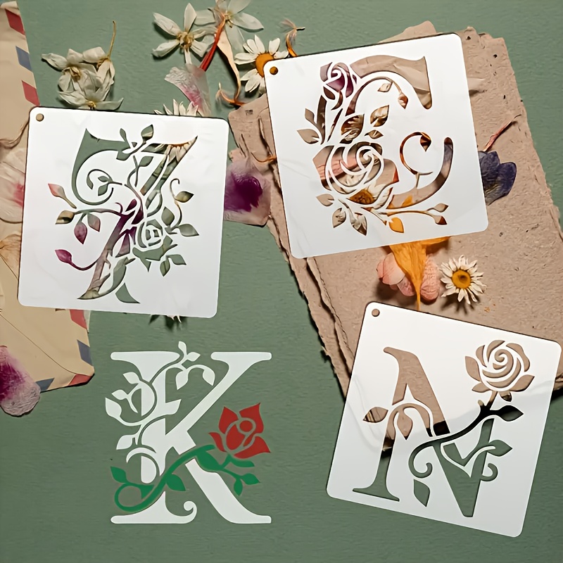 36pcs/Set PET Plastic Alphabet - Embroidery Alphabet Designs review and price