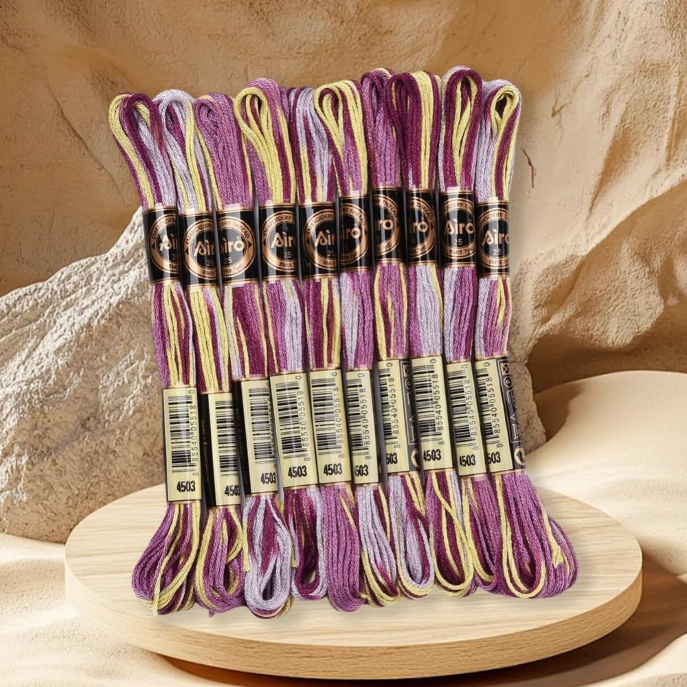 6 Strands Purple Variegated Em - Embroidery Diy review and price