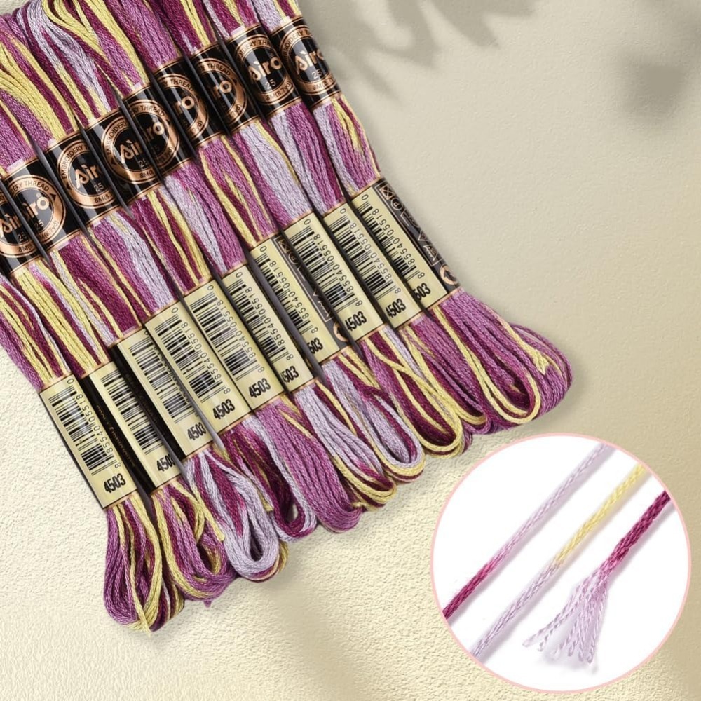 6 Strands Purple Variegated Em - Embroidery Diy review and price