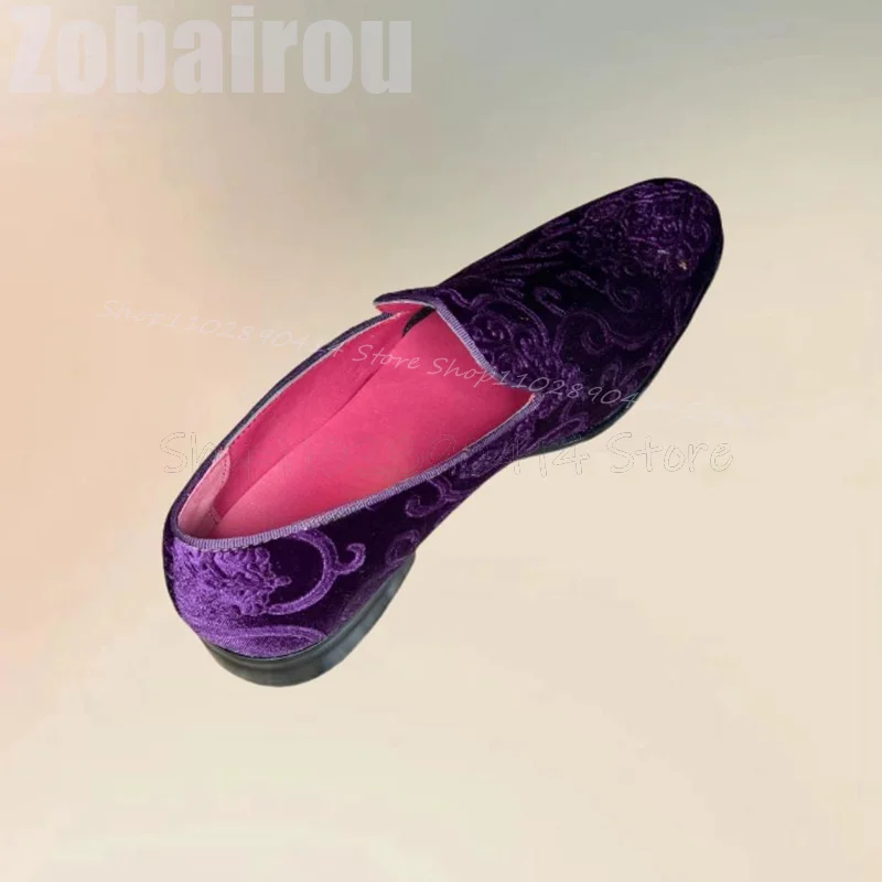 Purple Embroidery Design Suede - Embroidery On Leather review and price