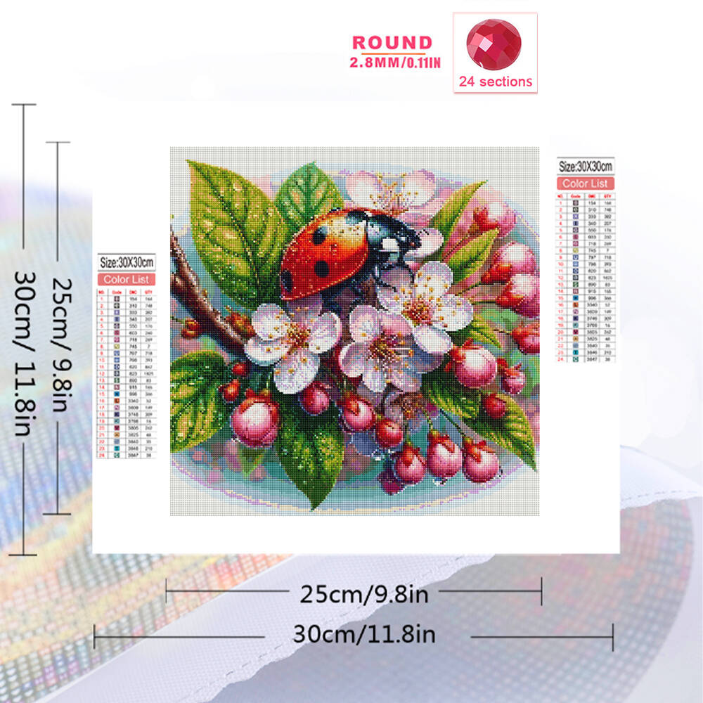 Momoart Diamond Embroidery Lad - Embroidery Lady Bug review and price