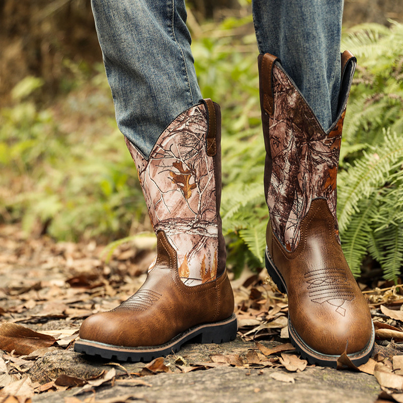 Large Size 48 Men's Boots Clas - Embroidery On Leather review and price