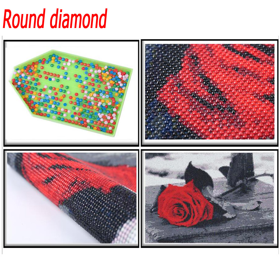 5D round square diamond embroi - Embroidery In Egypt review and price
