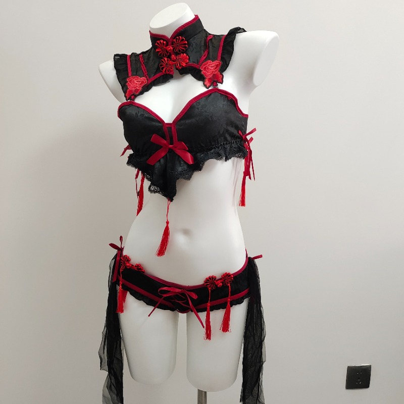 Gothic Vintage Cheongsam Linge - Embroidery Underwear review and price