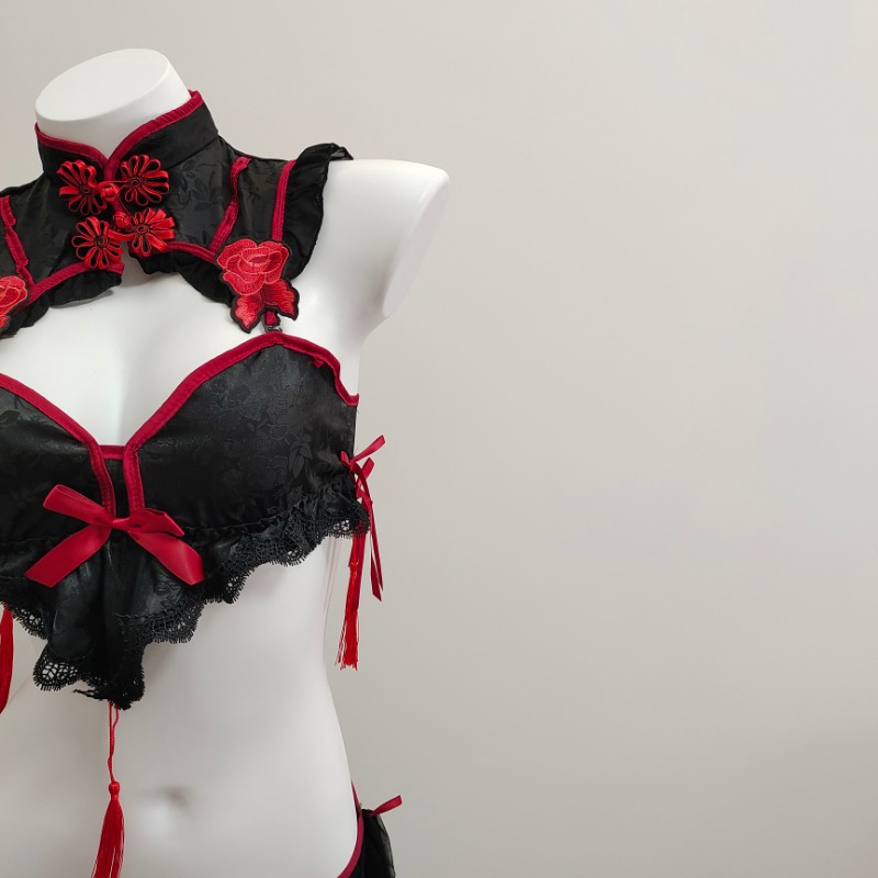 Gothic Vintage Cheongsam Linge - Embroidery Underwear review and price
