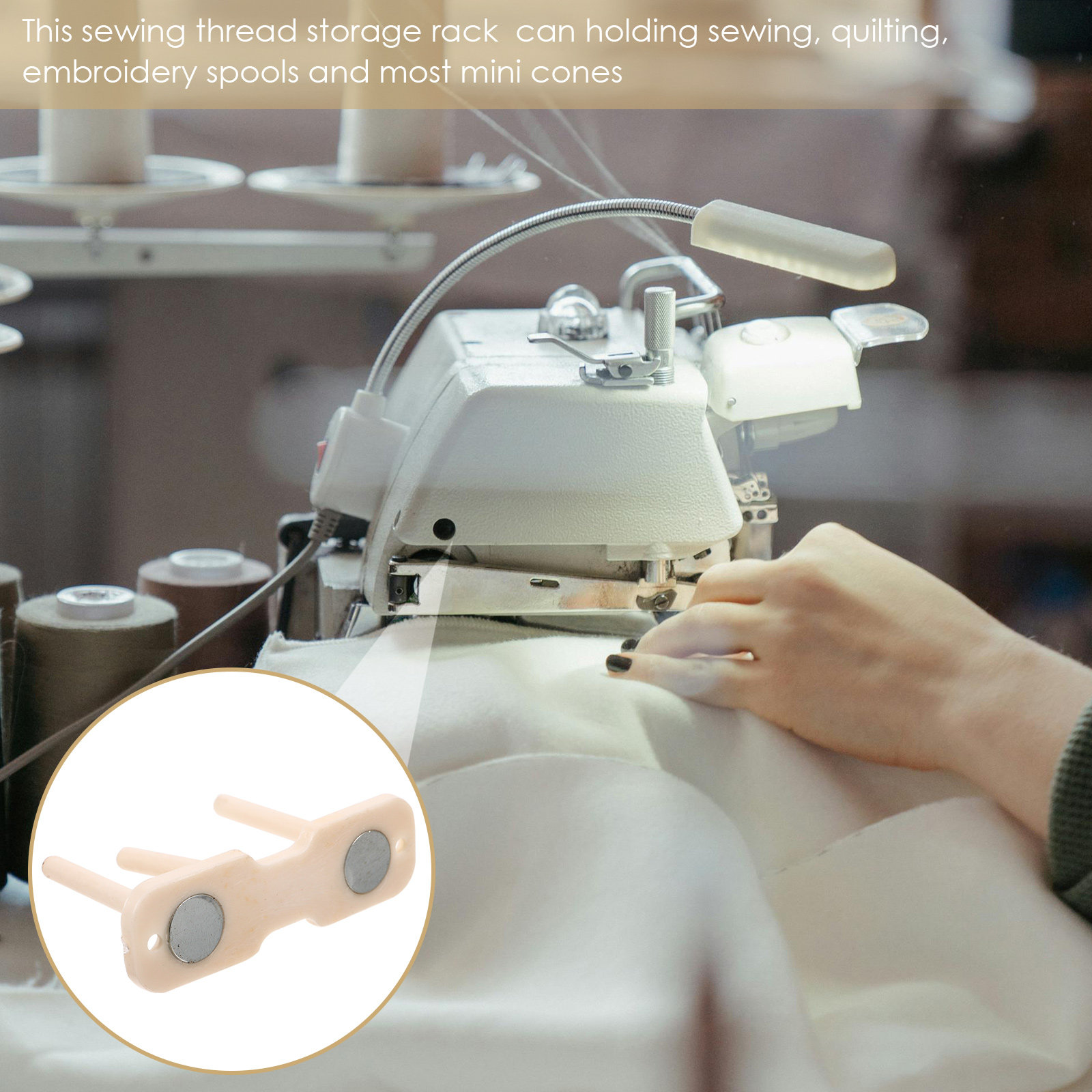 Plastic Thread Rack Sturdy Spo - Embroidery Diy review and price