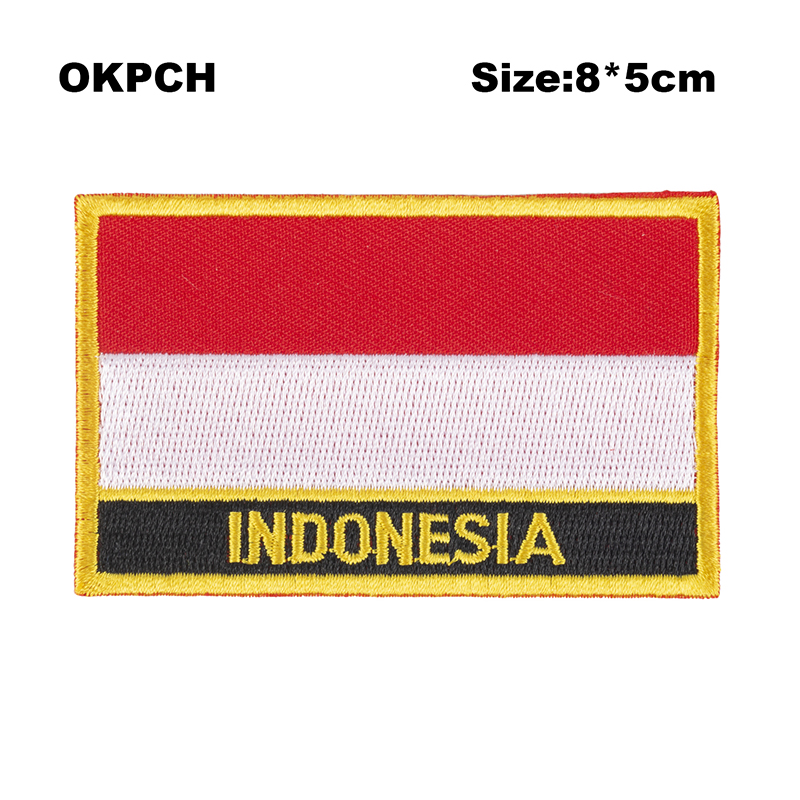 Indonesia  Flag Embroidery Pat - Embroidery In Indonesia review and price