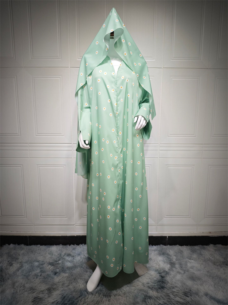 Ramadan Eid Open Khimar Kimono - Embroidery Kebaya review and price