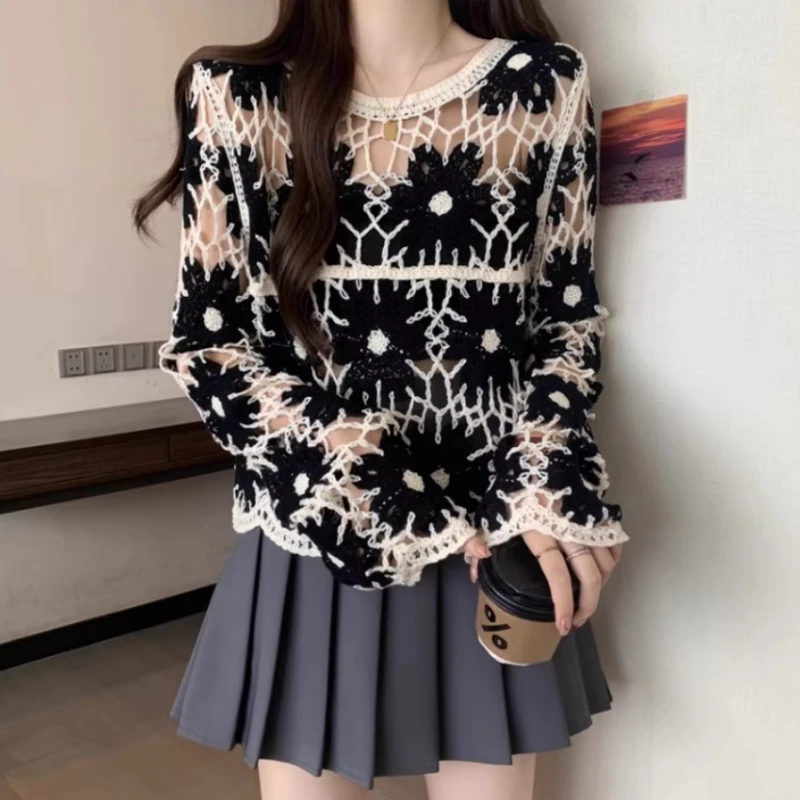 Floral Crochet Top for Women L - Embroidery Daisy review and price