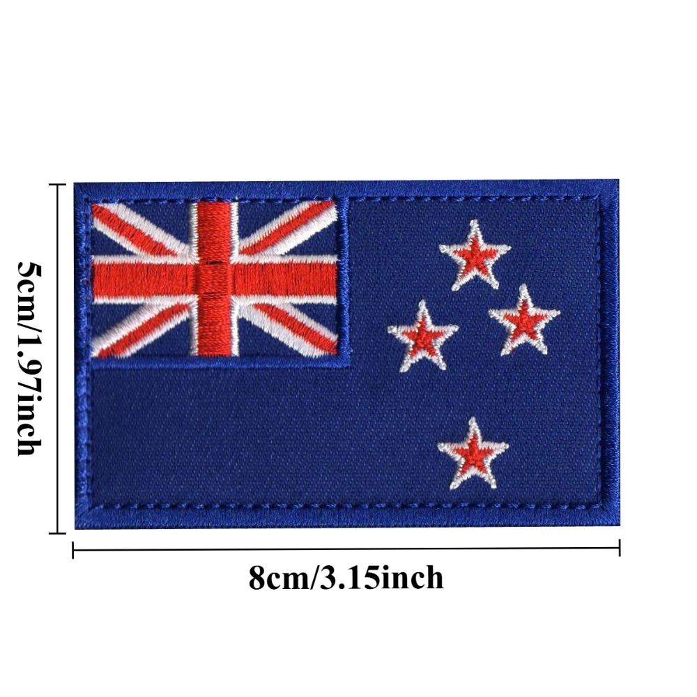 8*5cm New Zealand Australia Fl - Embroidery In Australia review and price