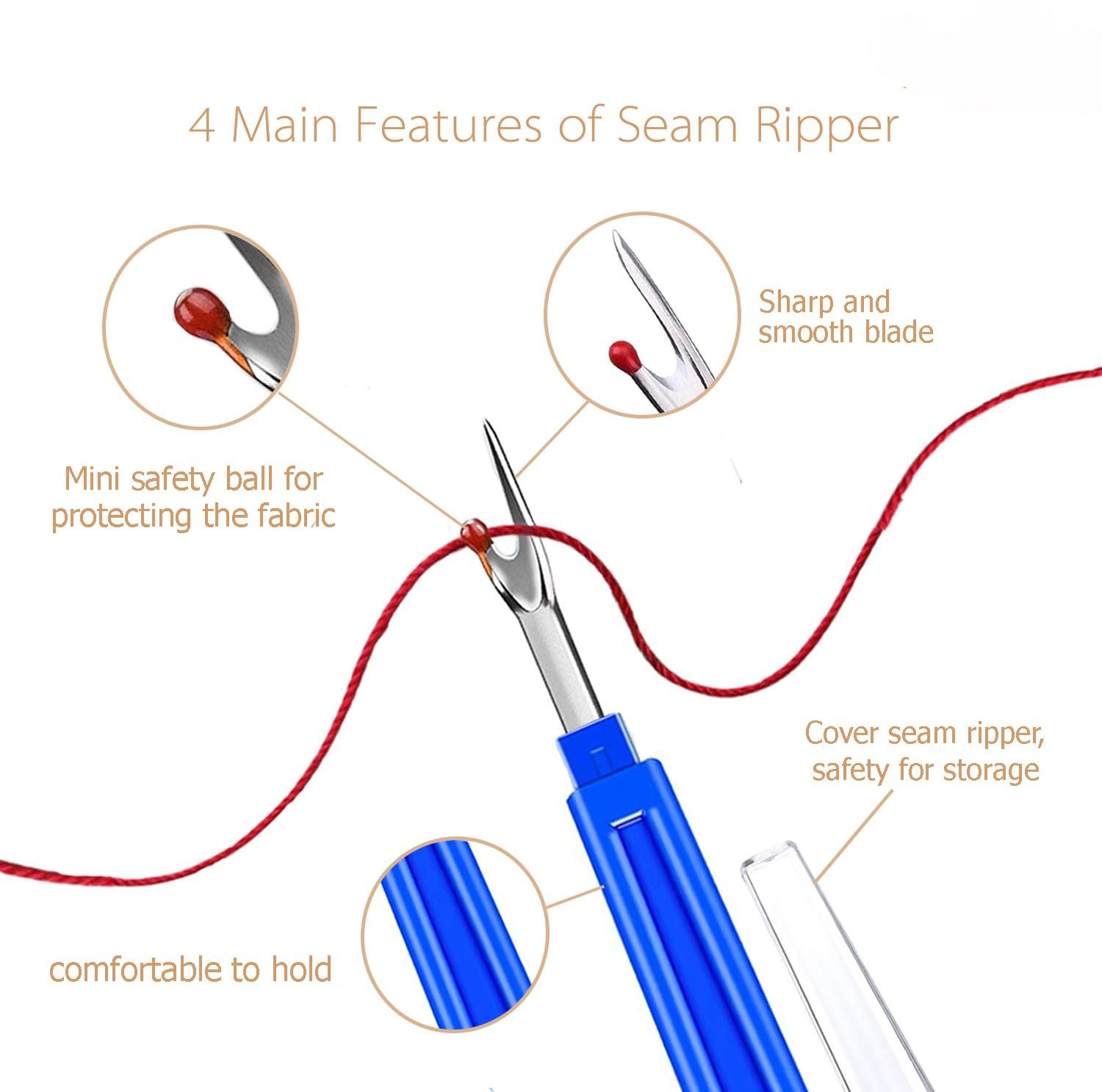 Sewing Seam Ripper Kit  Sewing - Embroidery Removal review and price