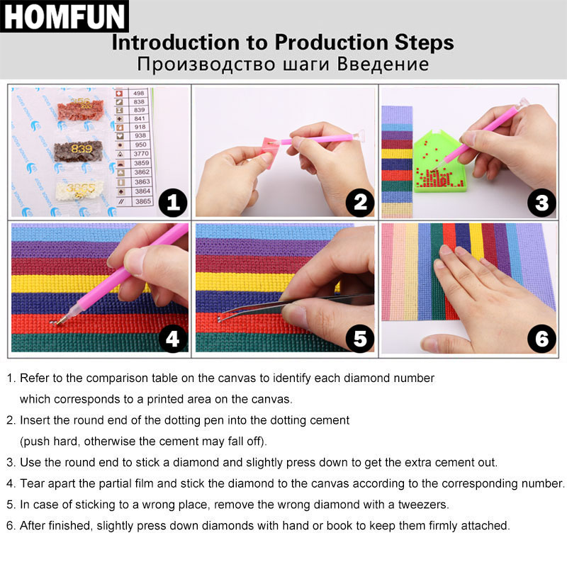 HOMFUN Full Square/Round Drill - Embroidery Whale review and price
