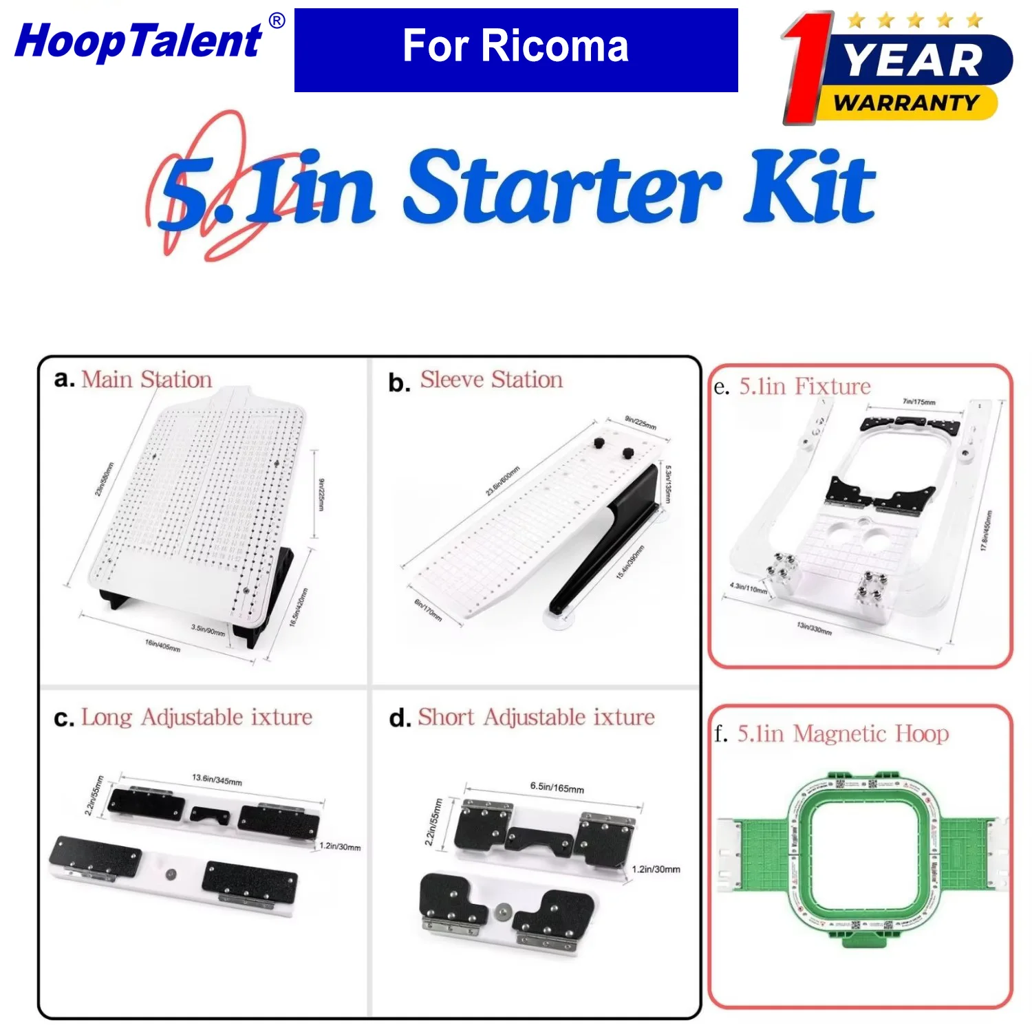 Hooping Station Kit for Ricoma - Embroidery Removal review and price