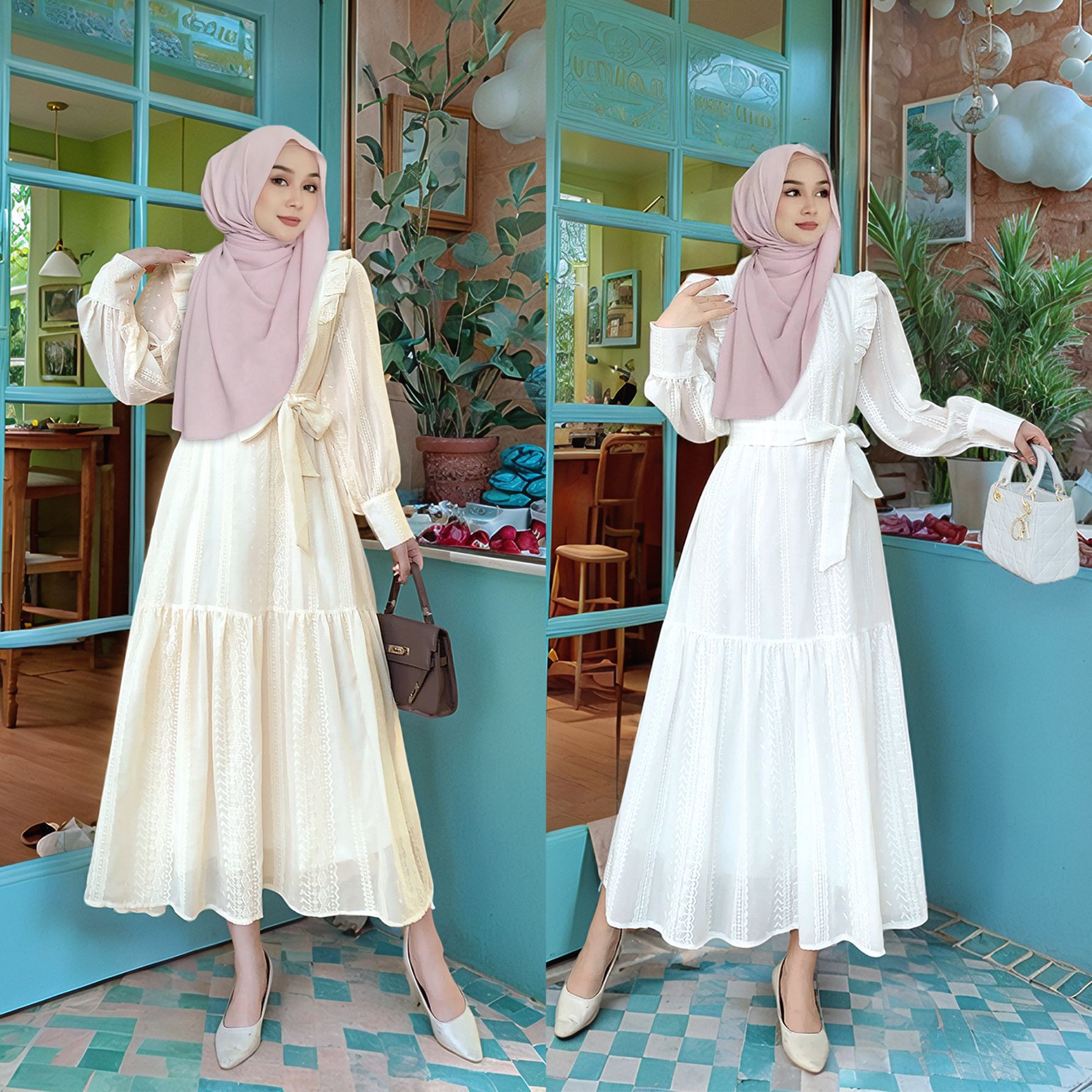 Indonesia Muslim Women's Cloth - Embroidery In Indonesia review and price