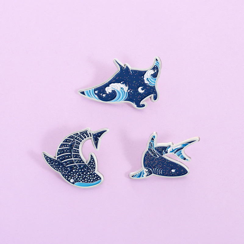 Cartoon marine creatures Ename - Embroidery Whale review and price