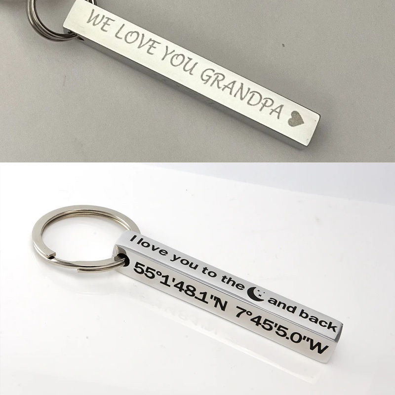 Vnox Personalize Keychains, Cu - Embroidery Alphabet review and price