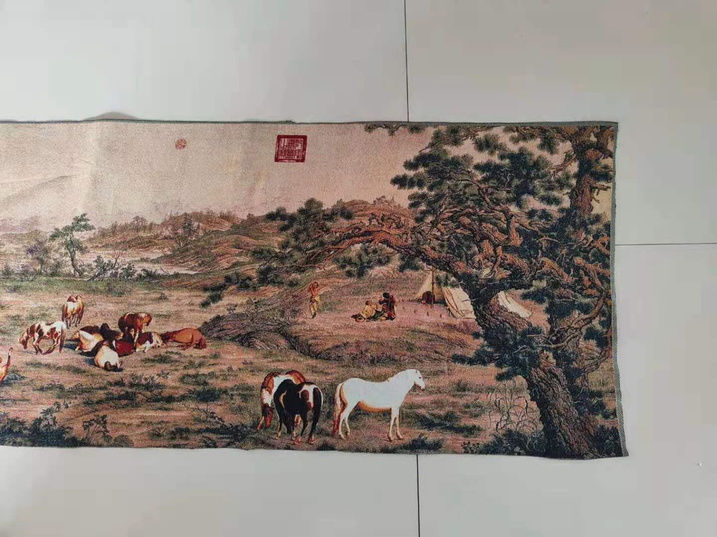 5M Super size Chinese Folk Sil - Embroidery Horse review and price