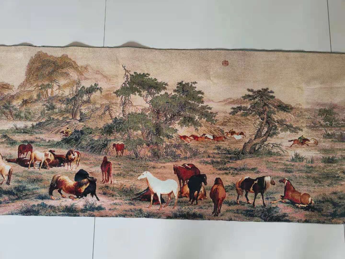 5M Super size Chinese Folk Sil - Embroidery Horse review and price