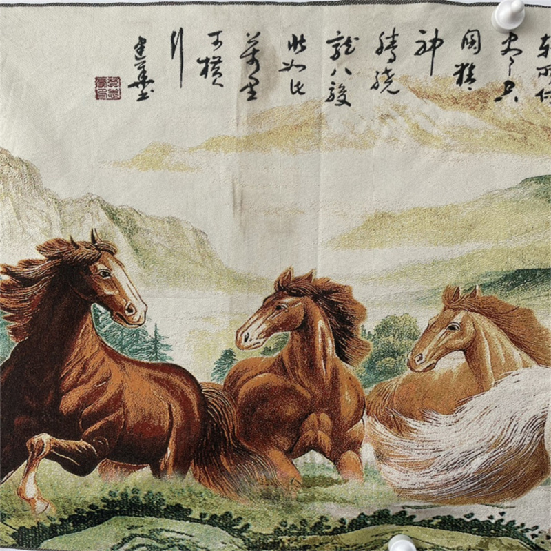 Chinese Old Color Brocade 'Win - Embroidery Horse review and price