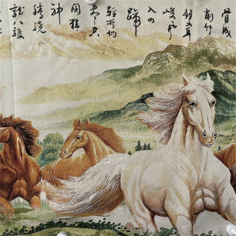 Chinese Old Color Brocade 'Win - Embroidery Horse review and price