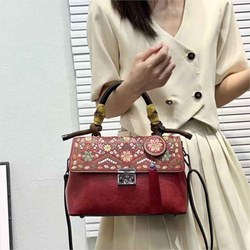Johnature Embroidery Cheongsam - Embroidery On Leather review and price