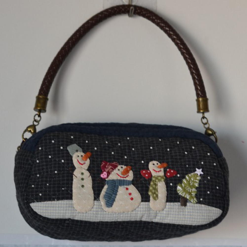 DIY Snow Shoulder Bag Patchwor - Embroidery Xmas Stocking review and price