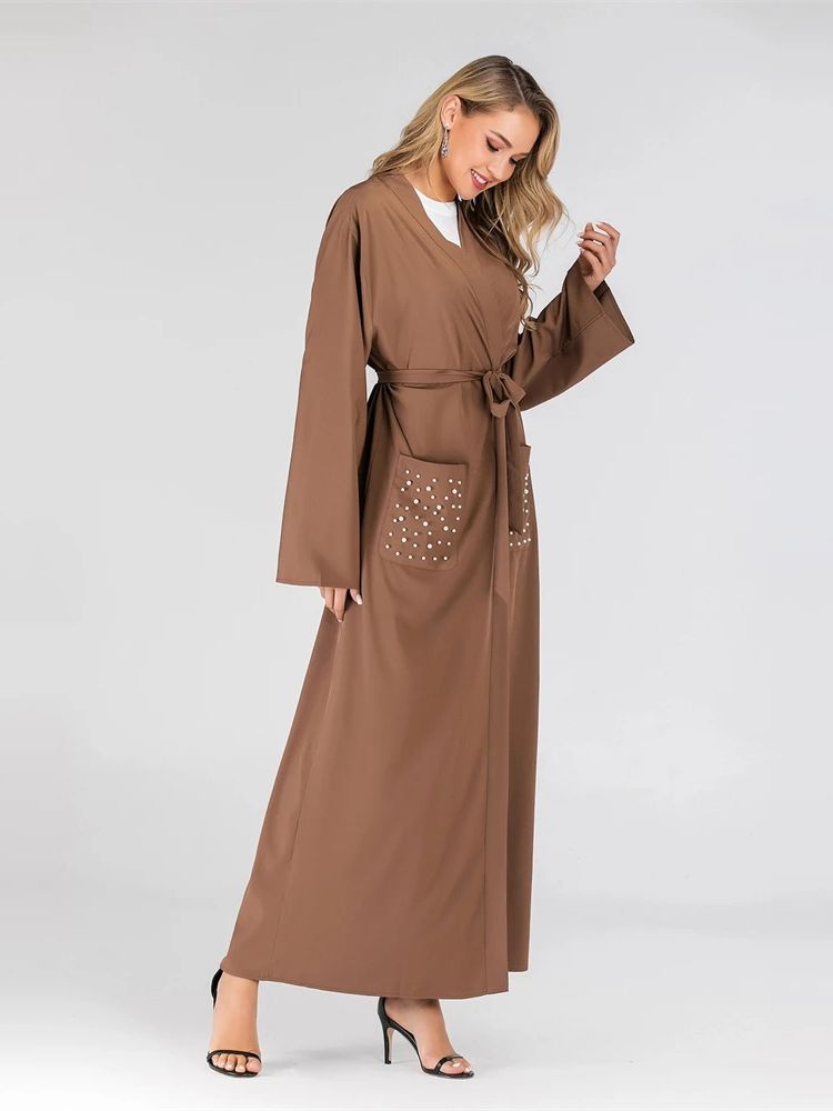Ramadan Embroidery Open Kimono - Embroidery Kebaya review and price