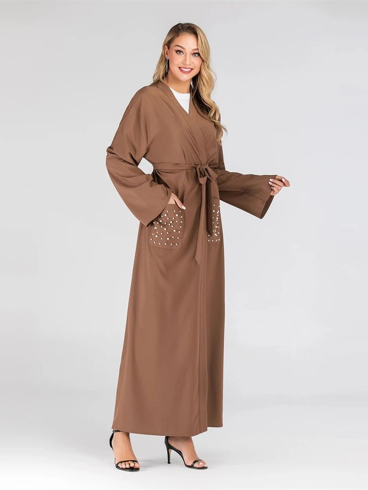 Ramadan Embroidery Open Kimono - Embroidery Kebaya review and price