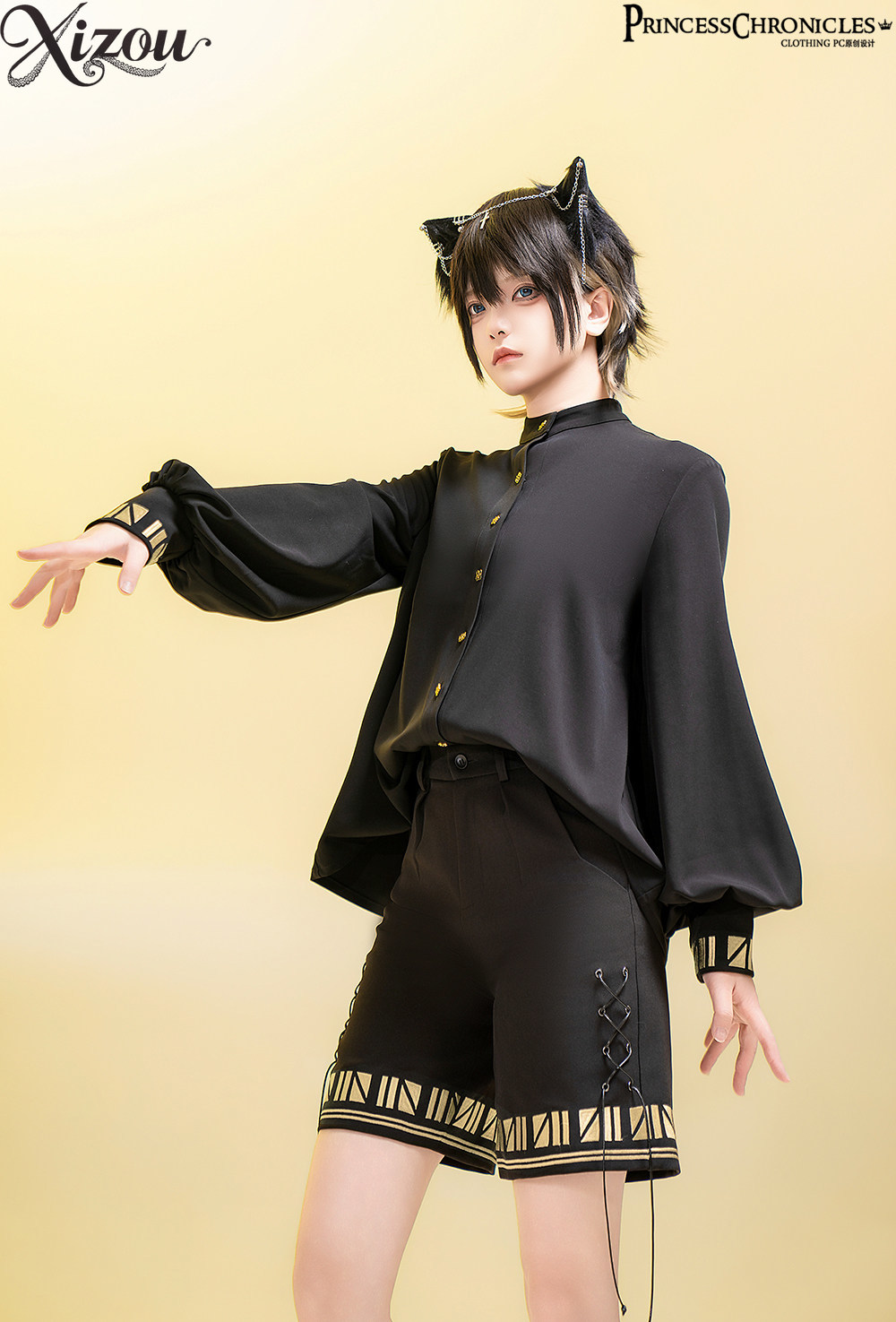 Ouji Lolita Shorts Black Egypt - Embroidery In Egypt review and price