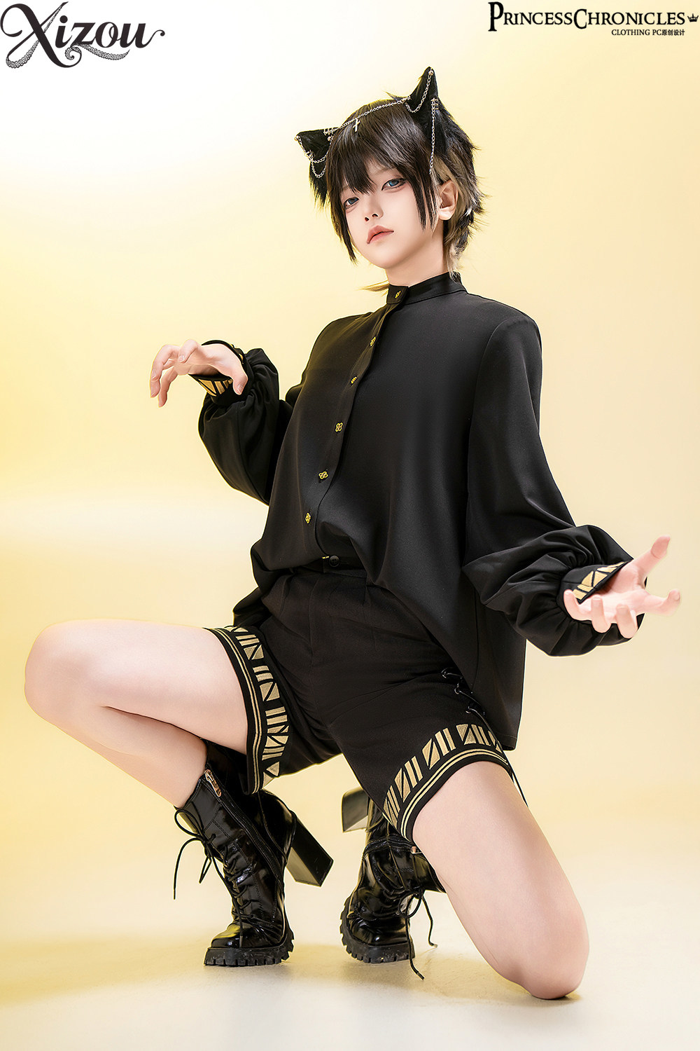 Ouji Lolita Shorts Black Egypt - Embroidery In Egypt review and price